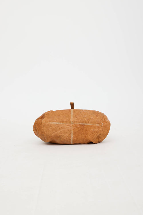 Leather Distressed Shoulder Bag