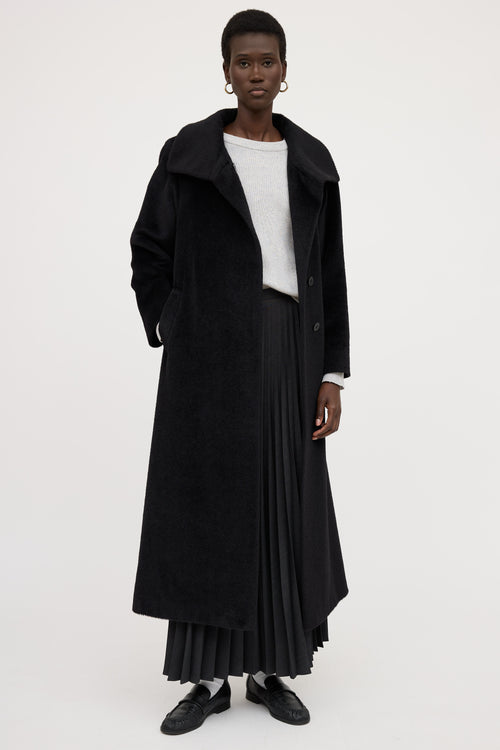 Holt Renfrew Button Up Fur Coat