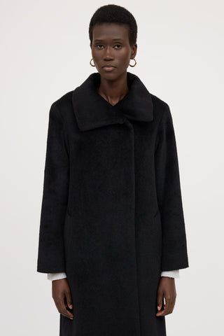 Holt Renfrew Button Up Fur Coat