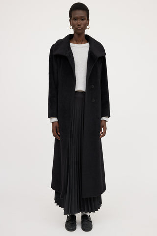 Holt Renfrew Button Up Fur Coat