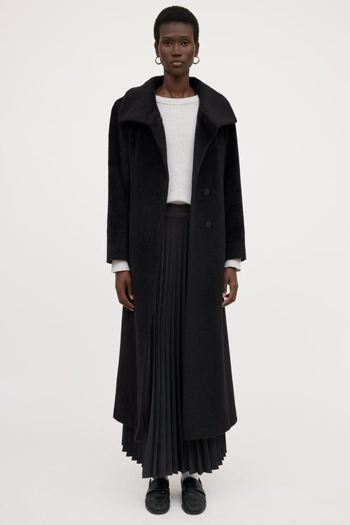 Holt Renfrew Button Up Fur Coat