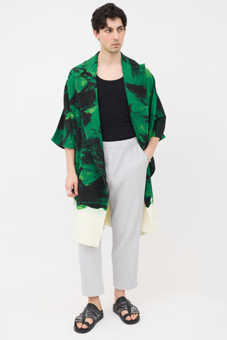 Homme Plissé Issey Miyake SS 2020 Action Painting Coat