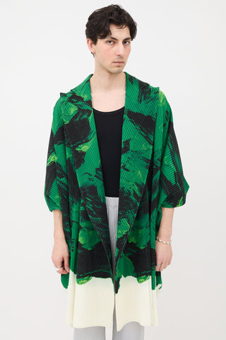 Homme Plissé Issey Miyake SS 2020 Action Painting Coat