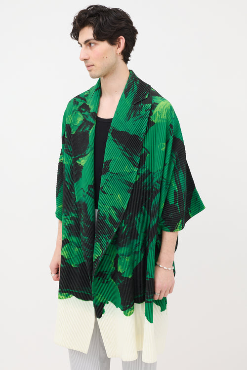 Homme Plissé Issey Miyake SS 2020 Action Painting Coat
