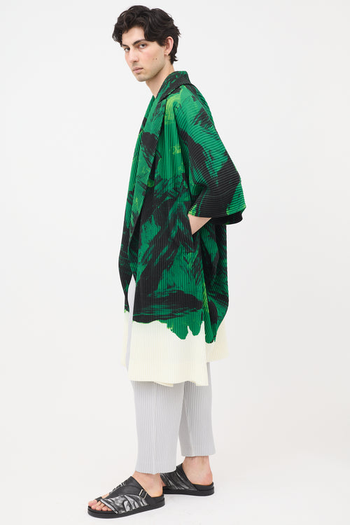 Homme Plissé Issey Miyake SS 2020 Action Painting Coat