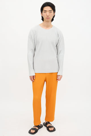 Homme Plissé Issey Miyake Pleated Long Sleeve Top