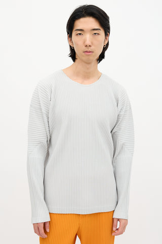 Homme Plissé Issey Miyake Pleated Long Sleeve Top