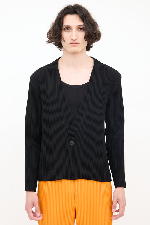 Homme Plissé Issey Miyake Pleated Cardigan