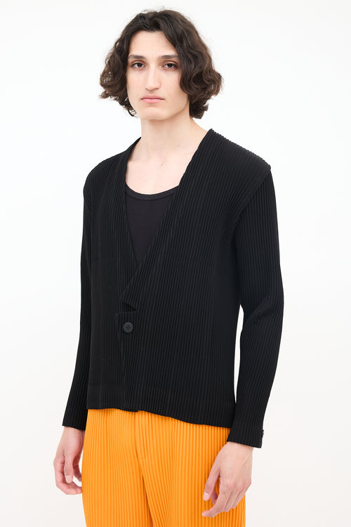 Homme Plissé Issey Miyake Pleated Cardigan