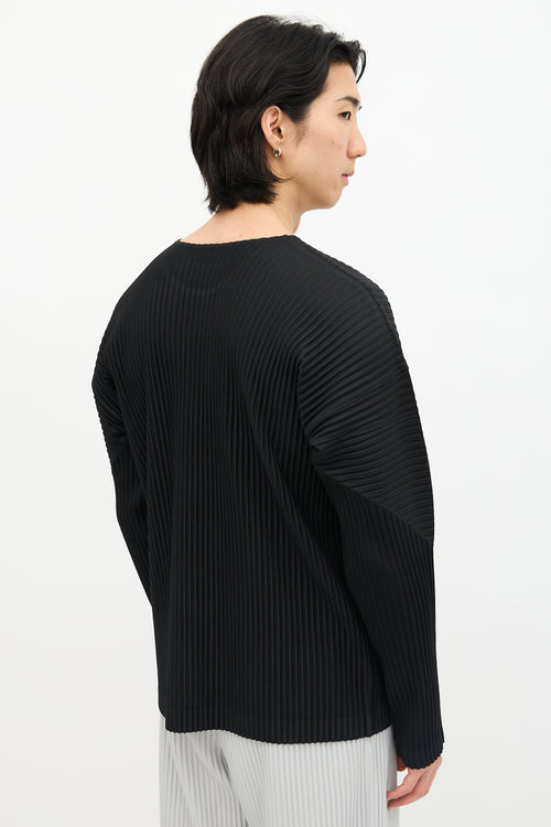Homme Plissé Issey Miyake Pleated Long Sleeve Top