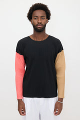 Homme Plissé Issey Miyake Plissé Colour Block Top