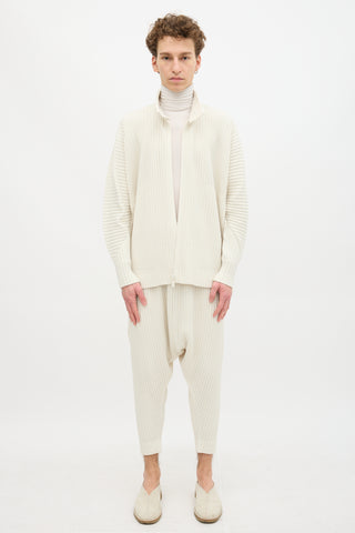 Homme Plissé Issey Miyake Stand Collar Jacket