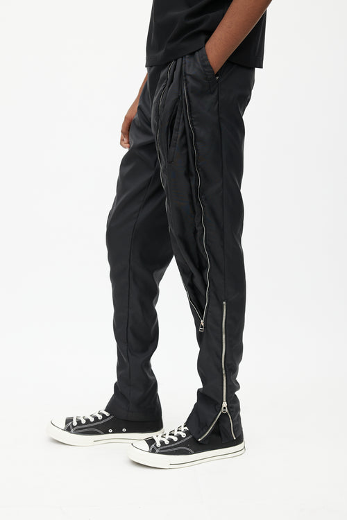Hood By Air Black Multi Zip Slim Leg Pant
