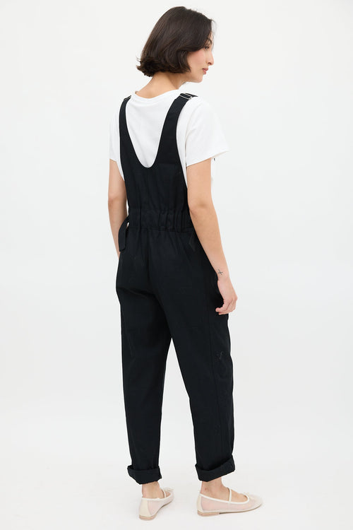 Horses Atelier Black Cinched Waist Overall