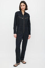 Horses Atelier Black & Gold Zip Jumpsuit