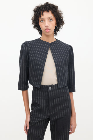 Horses Atelier Black & White Pinstripe Co-Ord Set