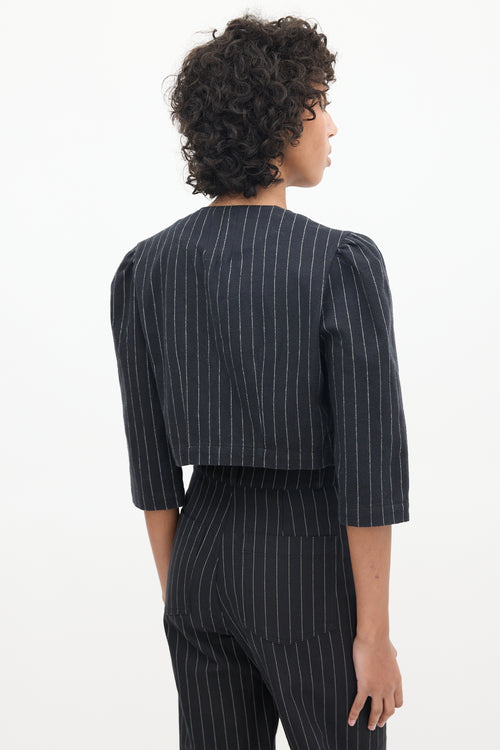 Horses Atelier Black & White Pinstripe Co-Ord Set