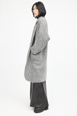 Horses Atelier Black & White Wool Houndstooth Coat