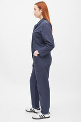 Horses Atelier Navy Three Pocket Jumpsuit
