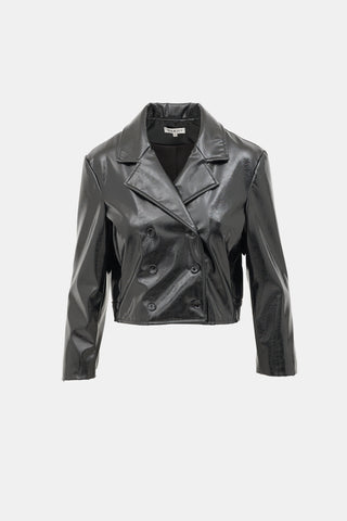 Horses Atelier Patent Cropped Jacket