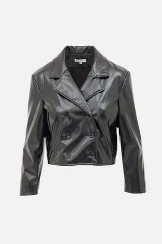 Horses Atelier Patent Cropped Jacket