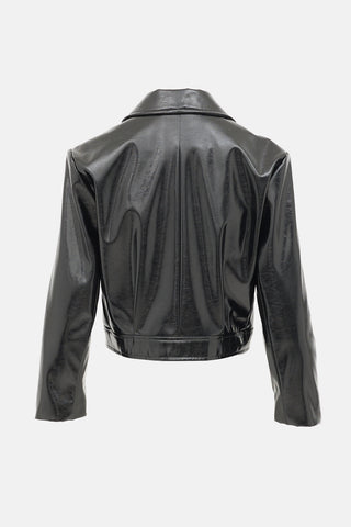 Horses Atelier Patent Cropped Jacket