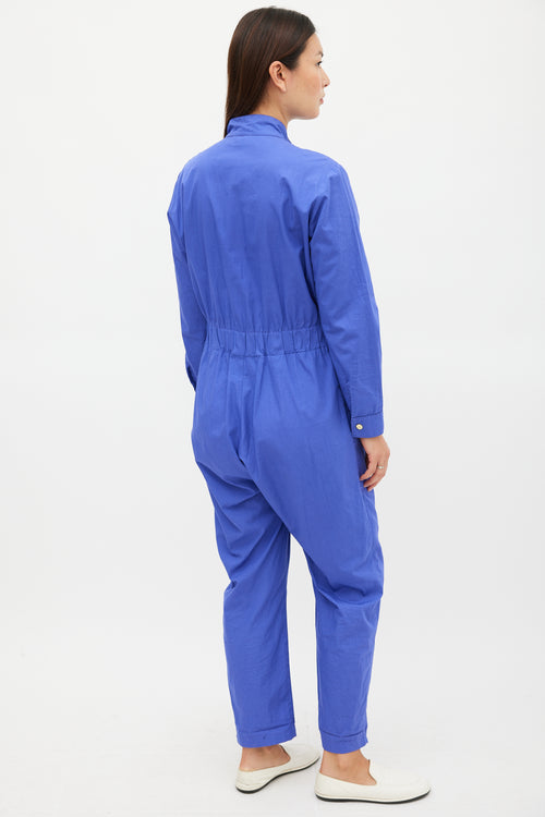 Horses Atelier Purple & Gold Zip Jumpsuit