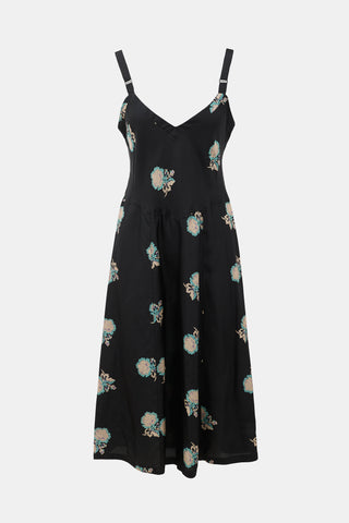 Horses Atelier Silk Floral Slip Dress