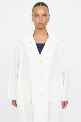 Horses Atelier Linen Button Up Coat