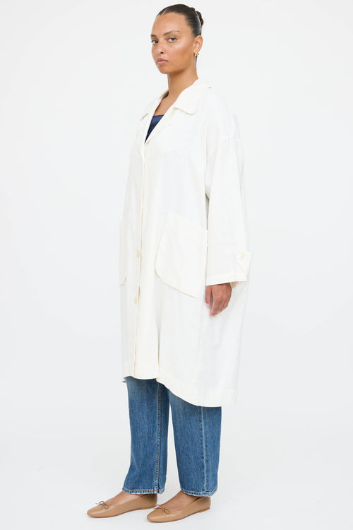 Horses Atelier Linen Button Up Coat