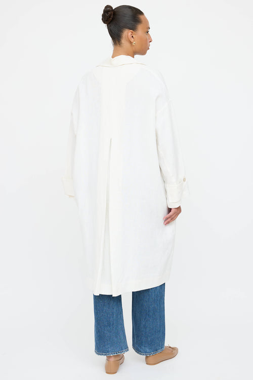 Horses Atelier Linen Button Up Coat