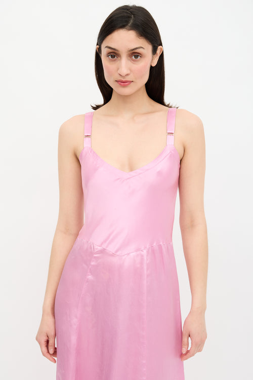 Horses Atelier Satin Slip Dress