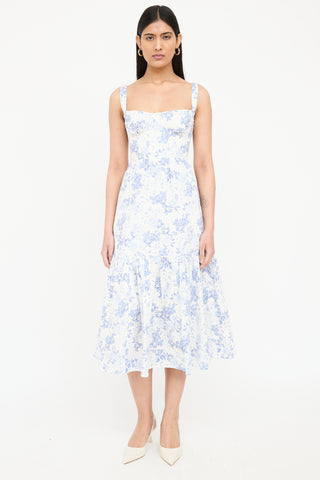 House of CB Floral Tiered Dress