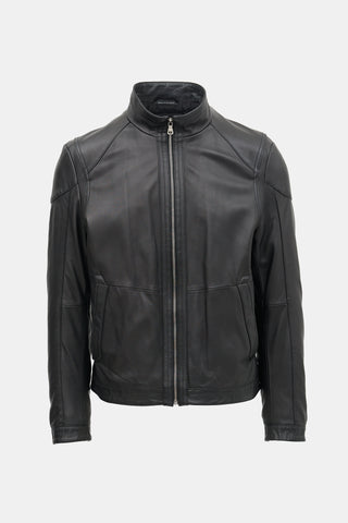 Hugo Boss Leather Jacket