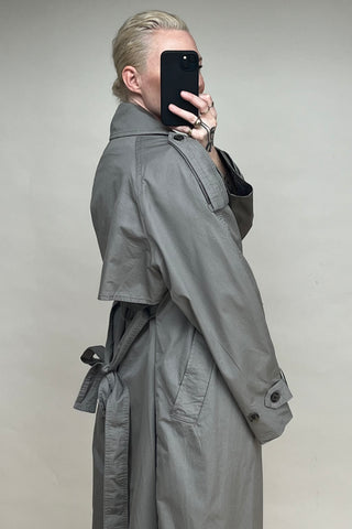 Grey Zenni Trench Coat