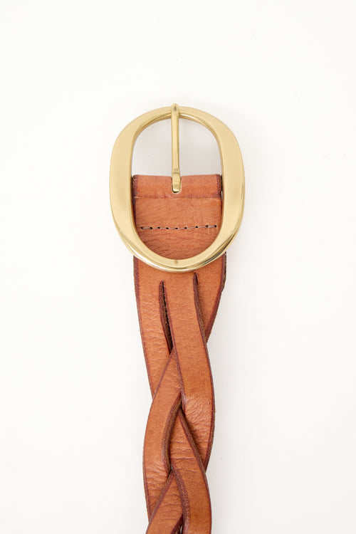Isabel Marant Braided Leather Elia Belt