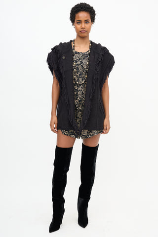 Isabel Marant Woven Fringe Vest