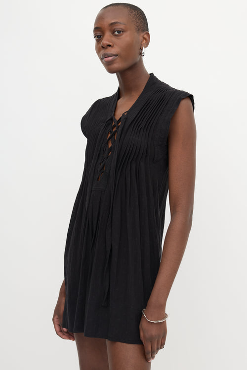Isabel Marant Étoile Pleated Sleeveless Dress