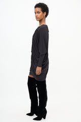 Isabel Marant Jersey Dot Mesh Panel Dress