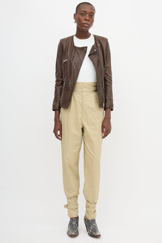 Isabel Marant Étoile Leather Bradi Jacket