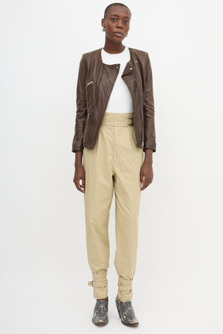 Isabel Marant Étoile Leather Bradi Jacket