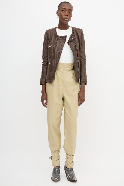 Isabel Marant Étoile Leather Bradi Jacket