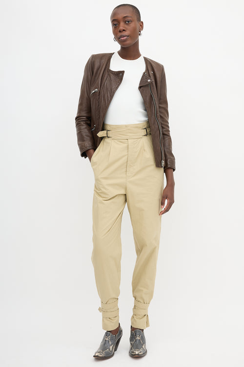 Isabel Marant Étoile Leather Bradi Jacket
