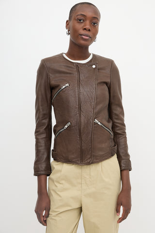 Isabel Marant Étoile Leather Bradi Jacket