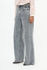 Isabel Marant Lemony Wide Leg Jeans
