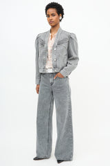 Isabel Marant Lemony Wide Leg Jeans