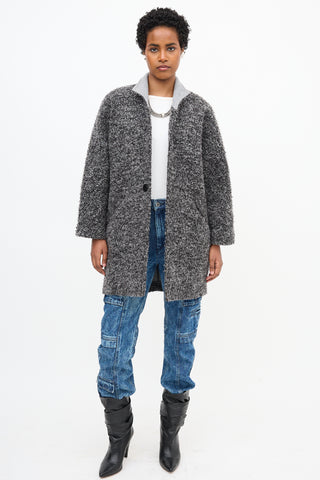Isabel Marant Boucle Daryl Cocoon Coat