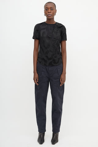 Isabel Marant Patterned Twisted Top
