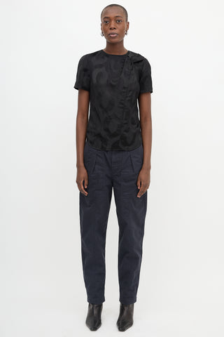 Isabel Marant Patterned Twisted Top