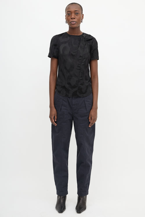 Isabel Marant Patterned Twisted Top